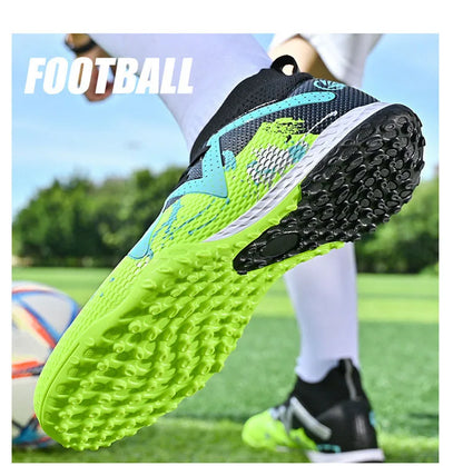 Men's Football Shoes Professional Sports Shoes Men's Long Nail FG Outdoor Sports Cleats Training Shoes Anti Slip Shoes