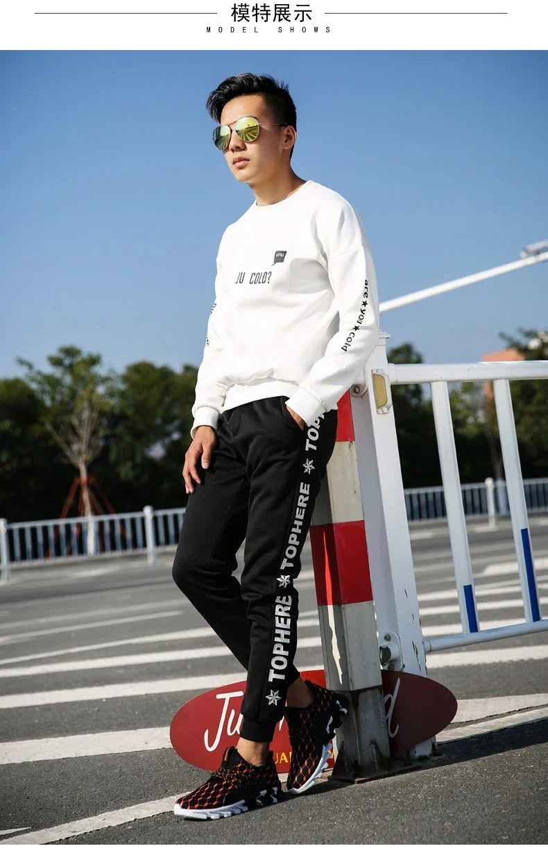 Men's Sports Shoes Breathable Casual Walking Shoes Men's Fashion Clothing Tennis Sports Shoes