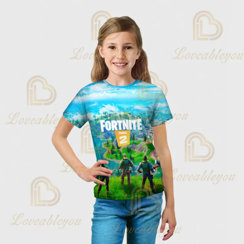 Fortnite-huppari, 3D-painettu plus size -huppari, hupullinen collegepaita, T-paita lapsille, muodikas streetwear-huppari, rento takki