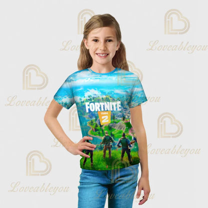 Fortnite-huppari, 3D-painettu plus size -huppari, hupullinen collegepaita, T-paita lapsille, muodikas streetwear-huppari, rento takki