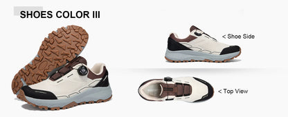 Baasploa Men Hiking Shoes Outdoor Climbing Mesh Breathable Travel Walking Shoes Male Non-Slip Wear Resistant Comfortable Sneaker