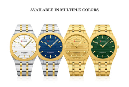 CURREN Top Luxury Brand Quartz Watch Men Stainless steel Strap Military Watches 30ATM Waterproof Wristwatch Relogio Masculino
