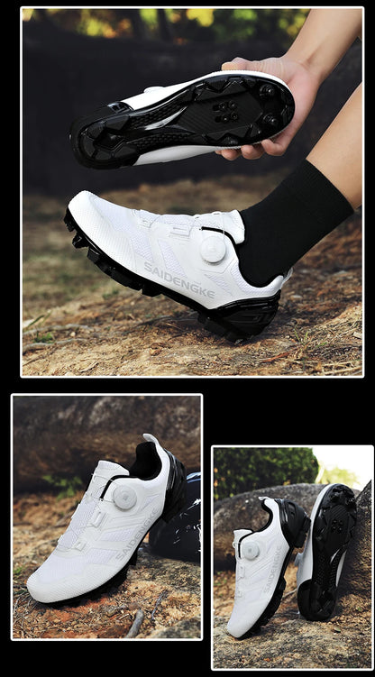Sapatilhas de Ciclismo Unissexo Novas Profissionais Leves Luxyry Originais para Estrada em Borracha MTB Corrida Bicicleta Moda Bike Street Sports