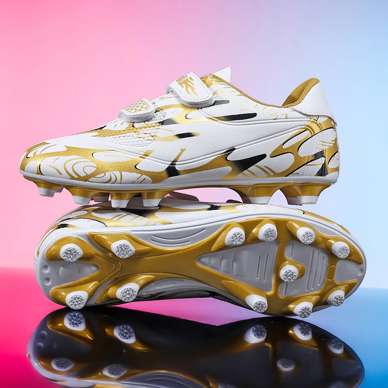 Nouveaux hommes enfants bottes de Football ultralégers garçons chaussures de Football professionnelles crampons antidérapant Match herbe chaussures d'entraînement livraison directe