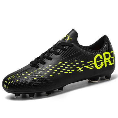 Chaussures de football professionnelles pour hommes, originales, résistantes, confortables, à crampons longs, pour le sport rapide