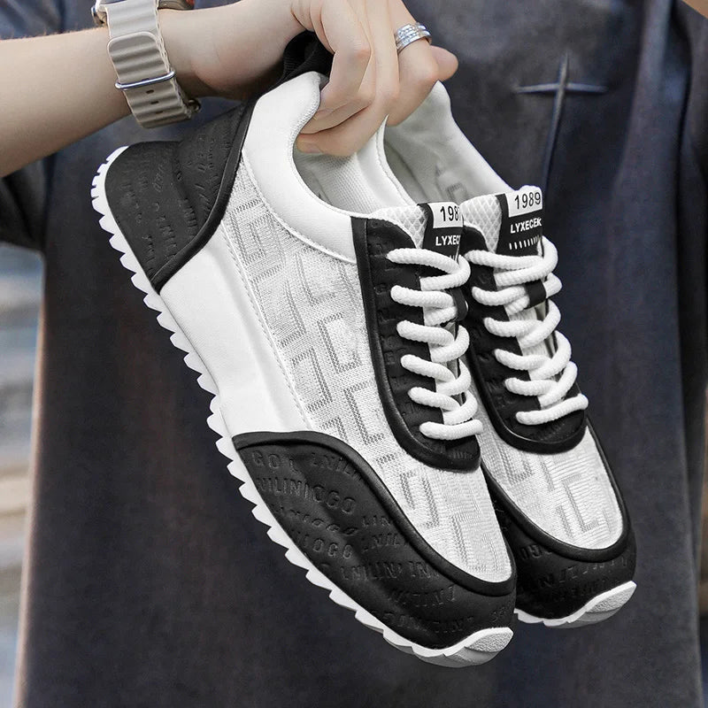 Brand protection 2026 new men's lightweight non-slip breathable wear-resistant running sports fashion versatile casual shoes