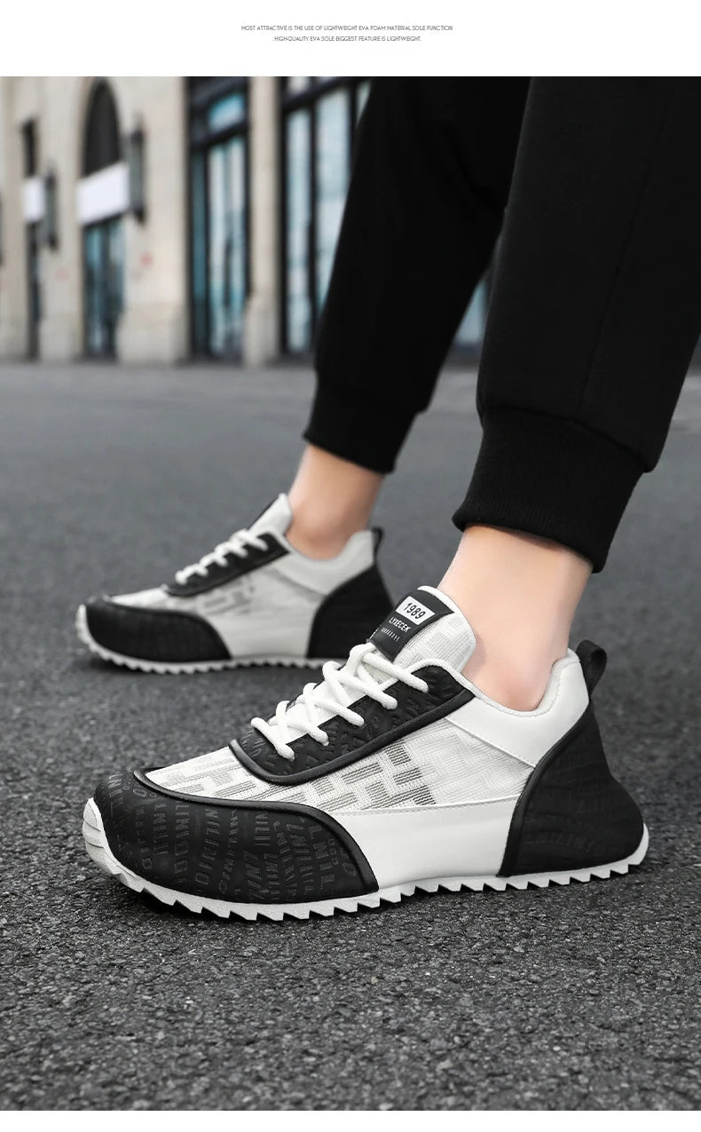 Brand protection 2026 new men's lightweight non-slip breathable wear-resistant running sports fashion versatile casual shoes