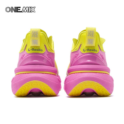 ONEMIX Nové běžecké boty s polstrováním pro ženy a muže, lehké, módní outdoorové tenisky, sportovní obuv na silnici, trénink, jogging, fitness