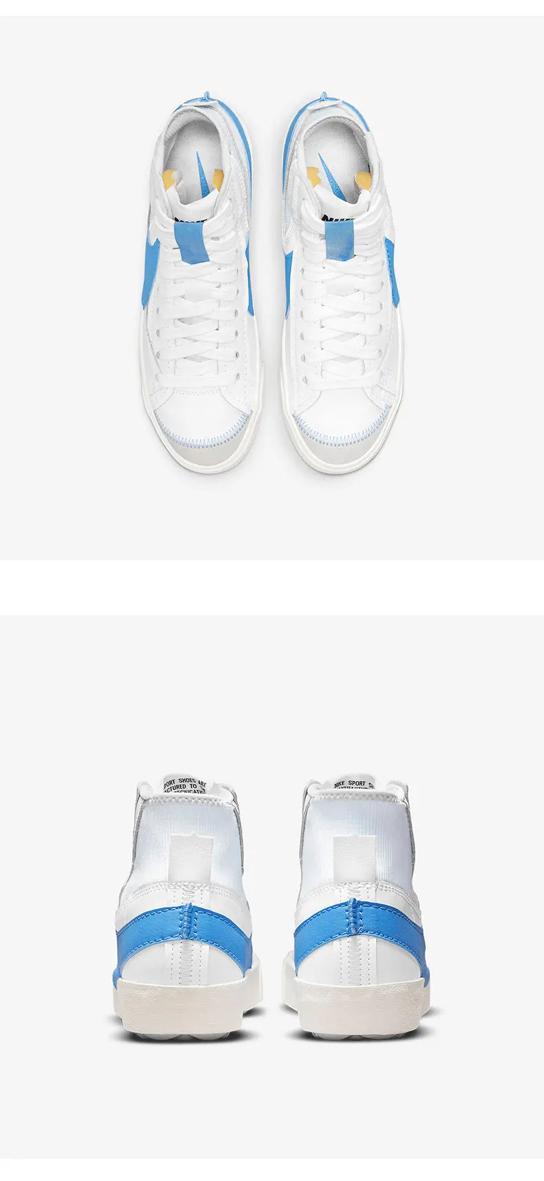 Zapatillas casuales altas para hombre Nike, cómodas y duraderas DD3111