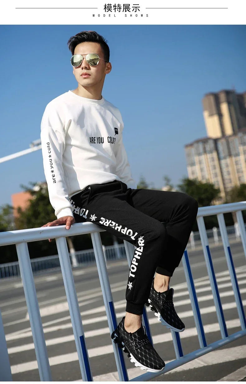 Men's Sports Shoes Breathable Casual Walking Shoes Men's Fashion Clothing Tennis Sports Shoes