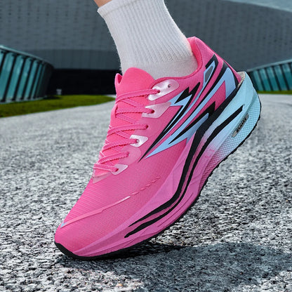Zapatillas deportivas unisex de moda con cordones, amortiguación, antideslizantes y con rebote, calzado de entrenamiento para running, nuevas zapatillas fitness para exterior 2026