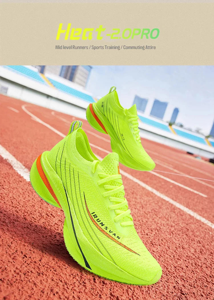 IRUNSVAN Rehuo 2.0PRO Full Length T800 Carbon Plate Running Shoes Marathon Professional Training, Men's 24098