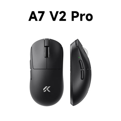 MCHOSE A7 V2 mouse da gaming wireless leggero, doppia frequenza di polling 8,000Hz, PAW3950 TI, mouse per gaming, eSport e ufficio