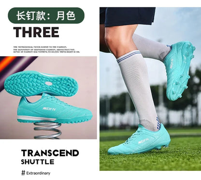 New Men Football Boots Match Professional Sneakers Non-slip Soccer Shoes Outdoor Drop Shipping Unisex Training Sport Futsal