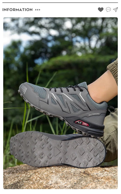 Men's Lockless Cycling Shoes,Outdoor Mountain Cross-Country Non-slip Hiking shoes,Breathable Sports Shoes,Road Cycling Shoes