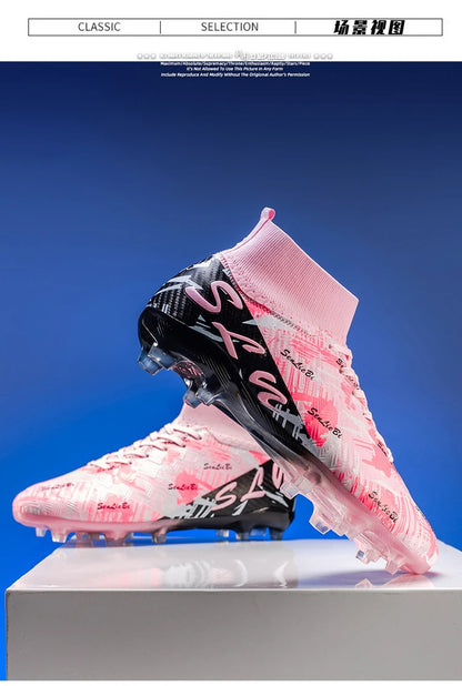 Professional Football Boots Men Soccer Shoes Society Football Cleats FG Ultralight Training Soccer Sneakers Outdoor Sports Shoe