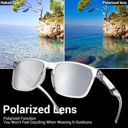 SCVCN Occhiali da escursionismo polarizzati Occhiali da pesca Occhiali da ciclismo Occhiali alla moda UV400 da bici da uomo MTB Occhiali sportivi da bicicletta per attività all'aperto