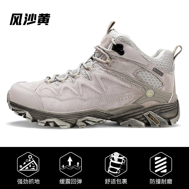 HUMTTO Hiking Shoes Men Winter Outdoor Sports Climbing Shoes Hunting Shoes Warm Women Trekking Sneakers Ankle Boots Tactical