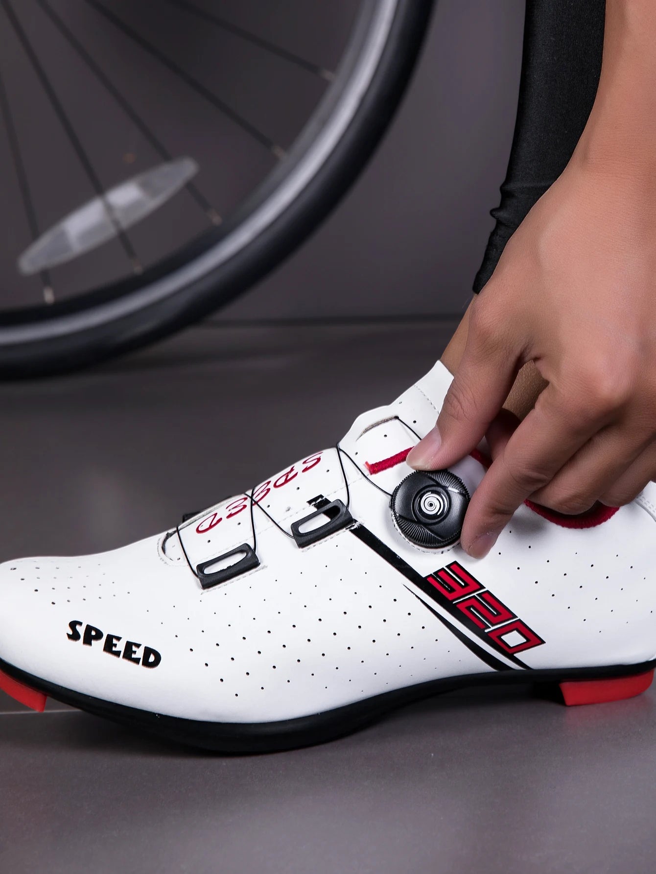 Men Cycling Shoes Road Cycling Sports Shoes Women MTB Racing Competition Self-Locking Cycling Shoes Spd Cleats Cycling Shoes