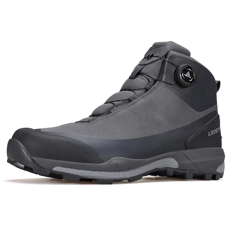 HUMTTO hiking shoes men's winter high-top warm non-slip hunting shoes women outdoor sports cushioning snow boots Tactical boots