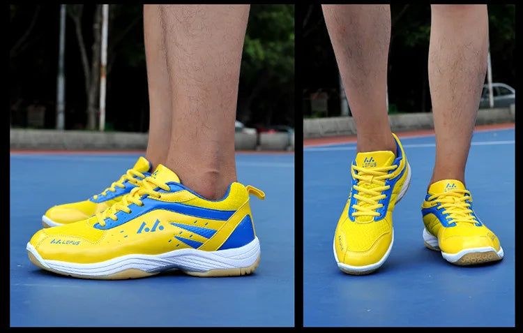 Sapatos de badminton para competição profissional, para homem e mulher, sapatos desportivos unissexo, sapatos de ténis, leves, ténis de mesa