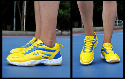 Sapatos de badminton para competição profissional, para homem e mulher, sapatos desportivos unissexo, sapatos de ténis, leves, ténis de mesa