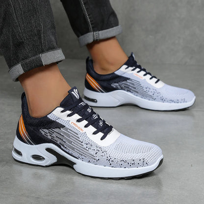 Men's shoes Autumn Men's casual shoes: Fashionable versatile breathable mesh casual sports shoes Affordable Free shipping