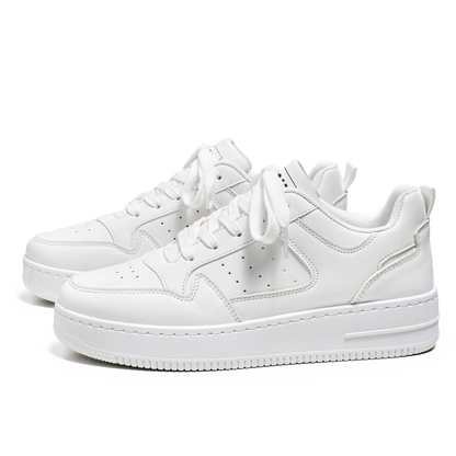 Chaussures pour hommes printemps-été, nouvelles baskets respirantes, chaussures blanches tendance et polyvalentes à semelle épaisse pour hommes, chaussures de sport et décontractées