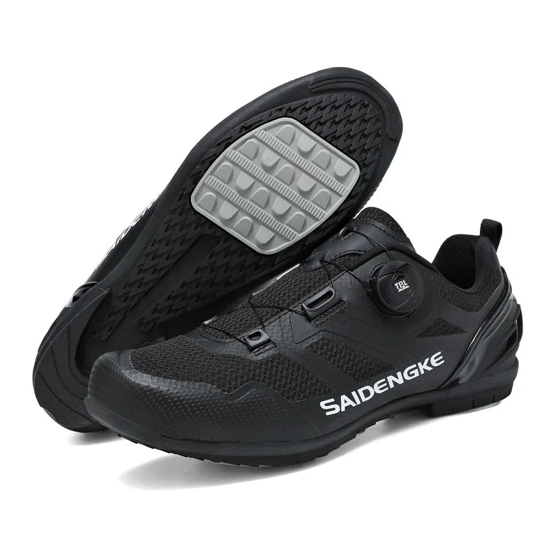 Sapatilhas de Ciclismo Unissexo Novas Profissionais Leves Luxyry Originais para Estrada em Borracha MTB Corrida Bicicleta Moda Bike Street Sports