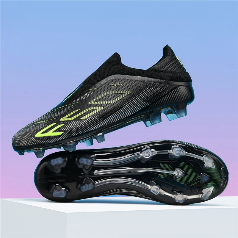 New Men Football Boots Match Cleats High-quality Futsal Indoor Sneakers Non-Slip Grass Soccer Shoes Hot-selling High-top Outdoor