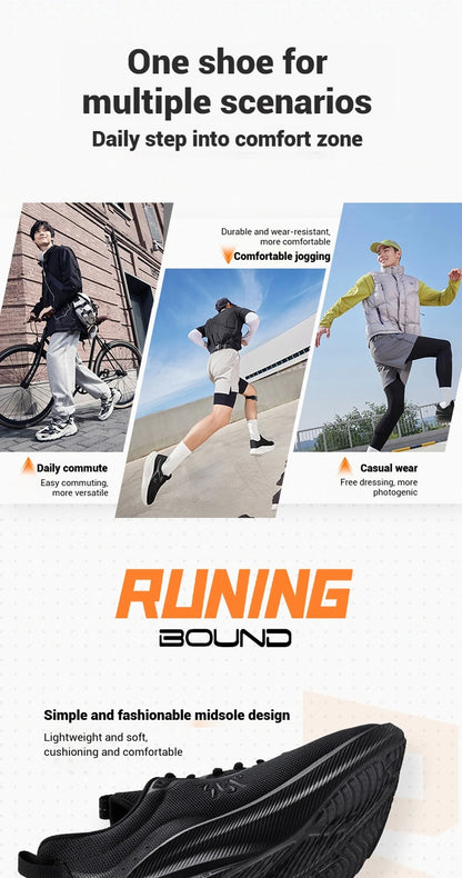361 Degrees Fengye 5.0 Running Shoes Lightweight Wear Resistant Shock Absorbent Breathable Soft Soled Male Sneakers 672542210F