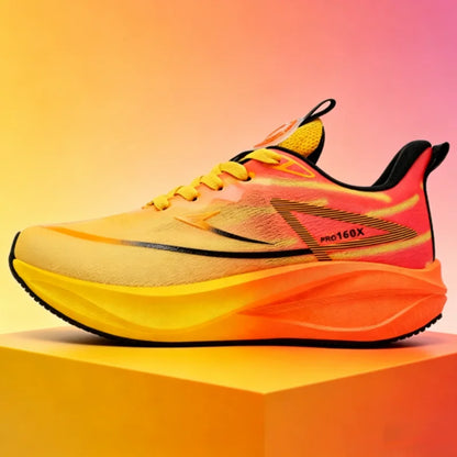 Running Shoes Carbon Plate Marathon Men's Sports Air Cushion Breathable Lightweight Women's Comfortable Athletic Outdoor Sneakers