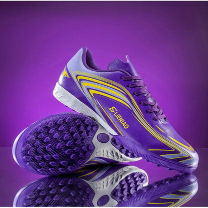 Nouvelles chaussures de football pour hommes, crampons de terrain antidérapants, chaussures de football pour l'entraînement, baskets de haute qualité, futsal, intérieur, vente chaude, extérieur