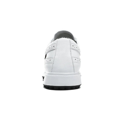 Scarpe da golf professionali da uomo in pelle di alta qualità, traspiranti, scarpe sportive per competizioni e allenamenti di golf, taglie forti 39-47#