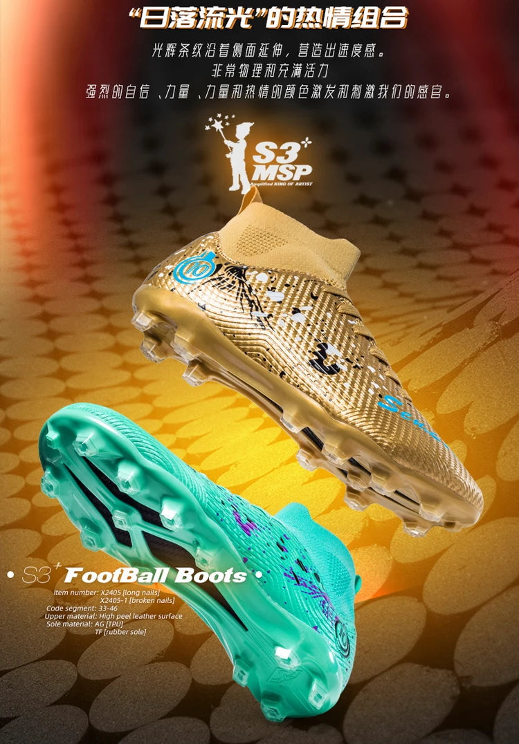 Chuteiras de futebol para homem, sapatos de futebol, chuteiras de futebol para rapazes, chuteiras de futebol para crianças, ténis, chuteiras de futebol unissexo