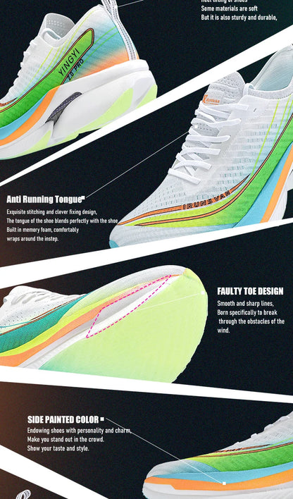 2025 IRUNSVAN SHADOW WING 2.0 PRO Marathon Air Cushion Sports Running Shoes, Carbon Plate Trail Running Shoes, Lightweight Sneakers