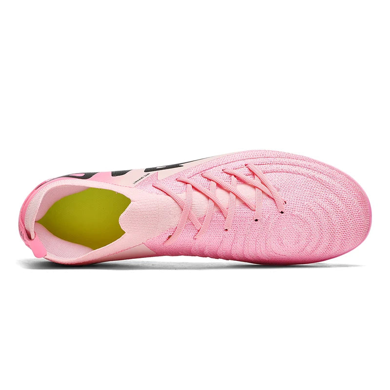 New Men Soccer Shoes Adult Non-Slip Boys Adult Futsal Sport Football Boots Grass Cleats Indoor Ultralight Turf Comfortable