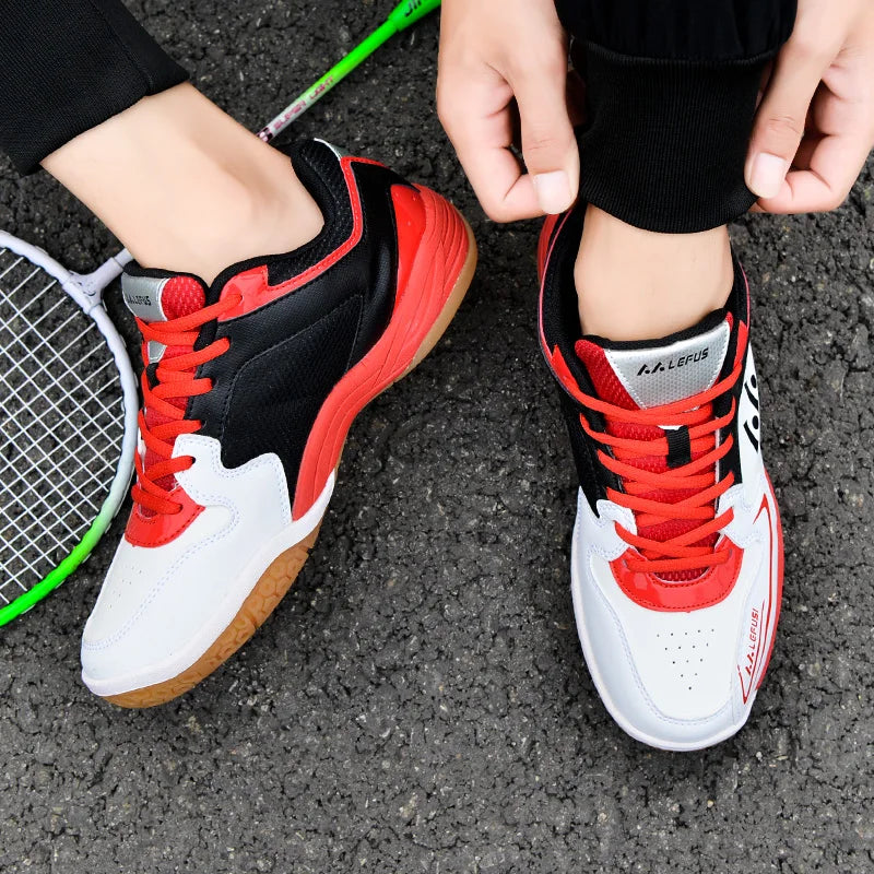 Chaussures de badminton originales décontractées de haute qualité pour hommes, baskets de tennis de table, vêtements de tennis de table, entraînement de degré, extérieur, volley-ball