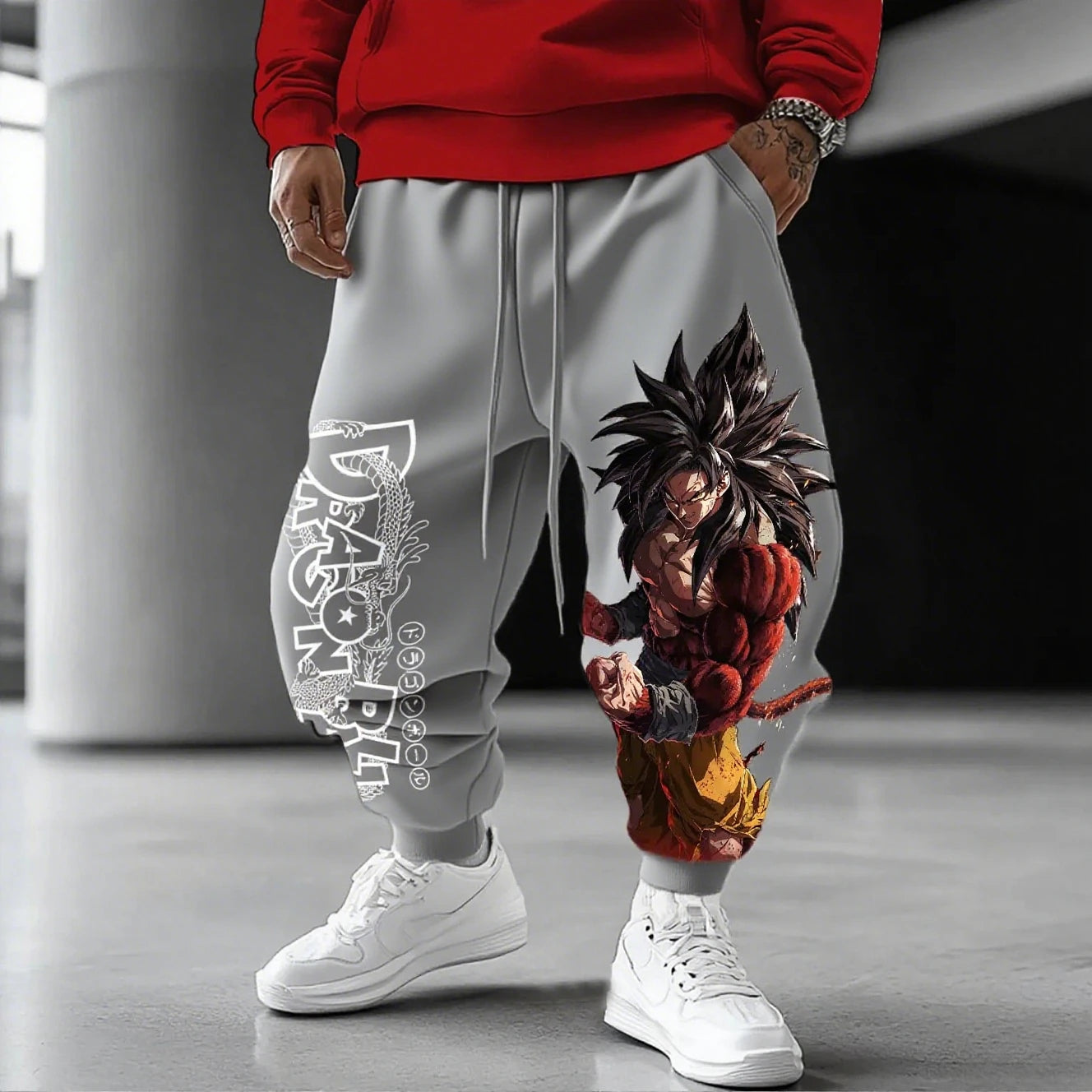 Joggers estivi 2026 Dragon Ball Goku con stampa 3D, pantaloni casual oversize ad asciugatura rapida per outdoor e hip hop, per uomo, donna e bambini, stile Y2K