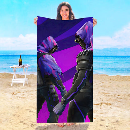 Game F-Fortnites Beach Towel Hotel Towels Bathroom Sauna Spa Playa Travel Swimming Pool For Home Baby Bath Microfiber Gym Shower