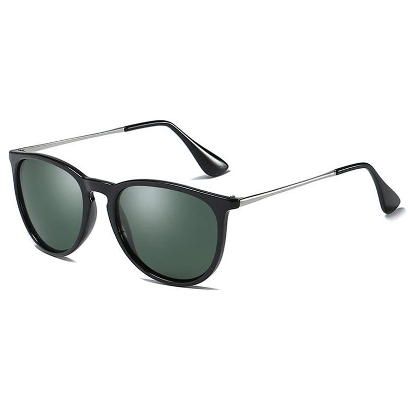 Classic Round Polarized Sunglasses Men Women Fashion Driving Sun Glasses Male Vintage Black Pink Shades Travelling Eyewear UV400