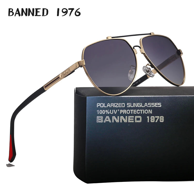 Polarized Gothic Steampunk Sunglasses Men Women Fashion Brand Designer Vintage Round Shades Metal Frame Sun Glasses Oculos
