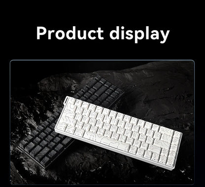 AJAZZ AK680 V2 E-sports Magnetic Switch Keyboard 8K Polling Rate 128K Ultra-high Scan Rate Aluminum Alloy Positioning Plate
