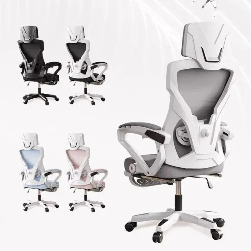 Chaise de bureau, chaise ergonomique, chaise d'ordinateur pivotante réglable, salle de conférence commerciale, chaises inclinables pour e-sport