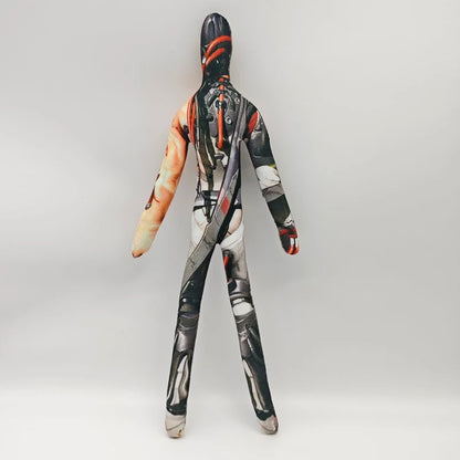 26cm Anime- och spelfigur med flexibel kroppstråd i olika poser, Overwatch D.Va / Doomfist / Genji / Widowmaker, plyschleksaksfigur / plyschdocka