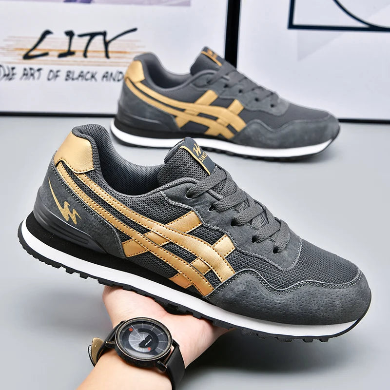 Chaussures de marche Double Star, chaussures de sport respirantes en mesh, chaussures tendance polyvalentes pour hommes