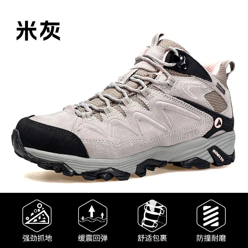 HUMTTO Hiking Shoes Men Winter Outdoor Sports Climbing Shoes Hunting Shoes Warm Women Trekking Sneakers Ankle Boots Tactical