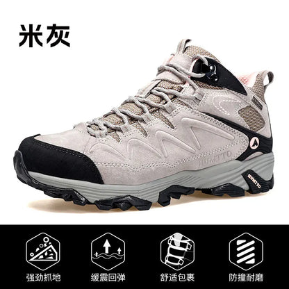 HUMTTO Hiking Shoes Men Winter Outdoor Sports Climbing Shoes Hunting Shoes Warm Women Trekking Sneakers Ankle Boots Tactical