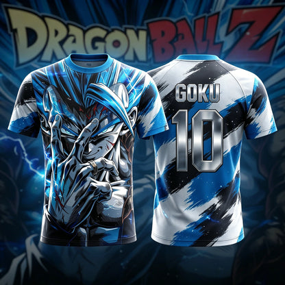 Ανδρικό T-shirt Dragon Ball NO.10/7 Goku με 3D εκτύπωση, φανέλα ποδοσφαίρου, παιδικό T-shirt Anime, ειδική φανέλα ποδοσφαίρου Y2k
