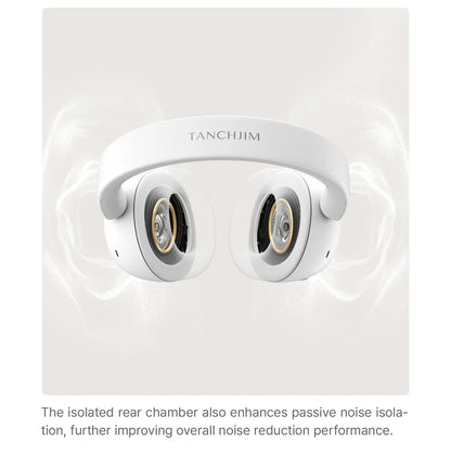 TANCHJIM RITA HiFi Bluetooth Headset Wireless/Wired LDAC ANC・ENC 40mm DMT5 Dynamic Driver Bluetooth 6.0 + 3.5mm Gaming Over-Ear